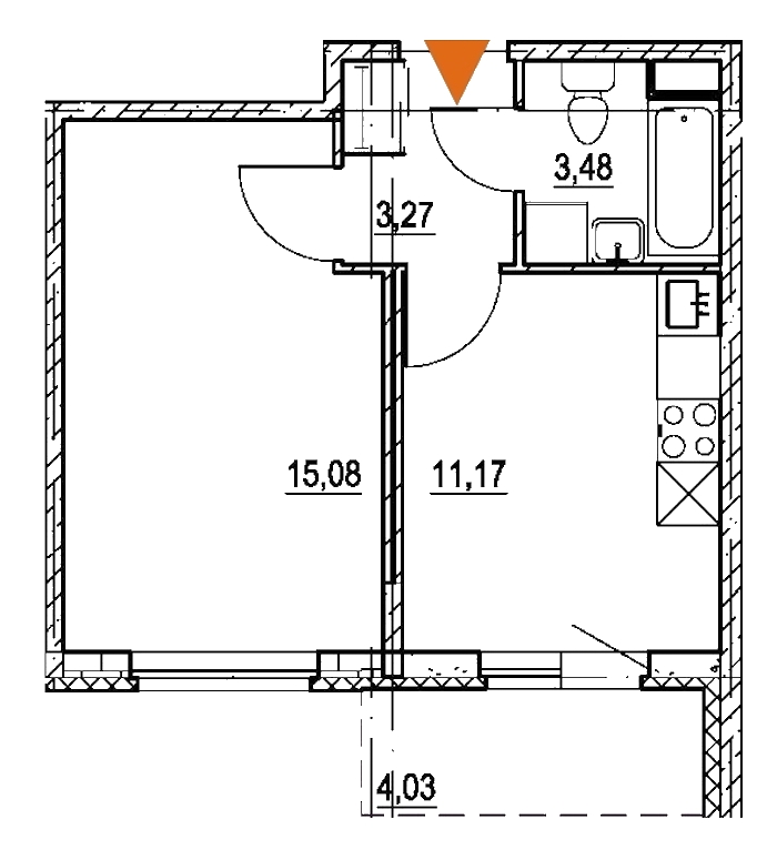 Однокомнатная квартира в SetlCity: площадь 32.5 м2 , этаж: 2 – купить в Санкт-Петербурге